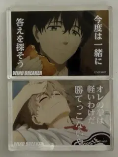 WIND BREAKER DAISO アクリルブロック 十亀条 兎耳山丁子