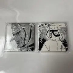 【匿名配送】鬼滅の刃　お楽しみくじ　スクエア缶バッジ　錆兎＆鱗滝左近次