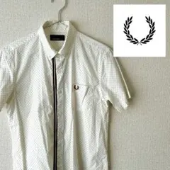 FRED PERRY ドット柄半袖ワンポイントロゴシャツ メンズ レディース