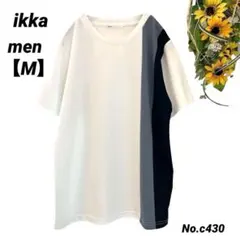 イッカ　ikka 半袖Tシャツ トップス　カットソーM メンズ　爽やかのサムネイル
