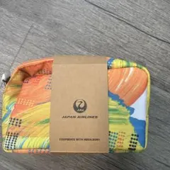 ●新品未開封●JALビジネスクラス●ハンドクリーム付きポーチ●ヘラルボニー