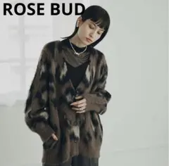 ROSE BUD ジャカードカーディガンのサムネイル