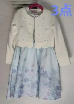 メゾピアノ　ワンピース＆ジャケット&シューズ　3点まとめ