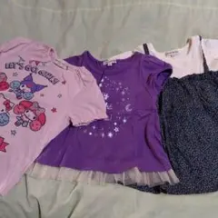 サンリオキャラクター Tシャツ 3枚セット 100cm⑧