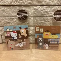 ブランチブラザー　サンリオ　コラボ　PVCシール　2枚セット