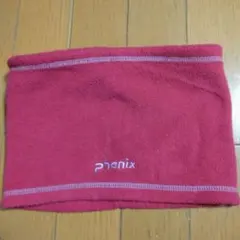 phenix フリース ネックウォーマー レッド