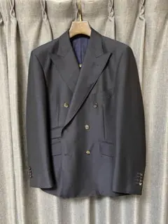 美品 ダンヒル dunhill 英国製 オーダー 3ピース スーツ 濃紺 L相当 dunhill 美品 Alfred Dunhill ダンヒル スーツ ST.JAMES