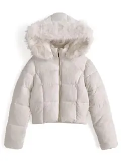 2Wayフード付きファーダウンジャケット[ask143]