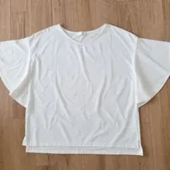 earth music&ecology フレアスリーブTシャツ