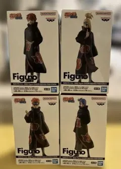 NARUTO Figuno 暁 フィギュア 全4種セット