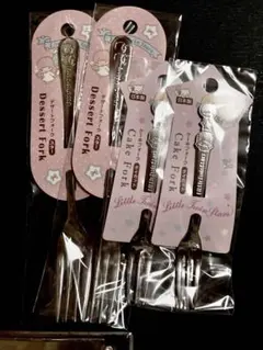 新品　リトルツインスターズ　フォーク 4本セット　キキララ　希少　レア