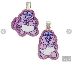 新品未使用　おぱんちゅうさぎ ヘアクリップ 　エクササイズ