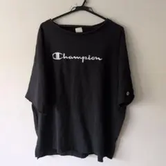Champion ブラック Tシャツ