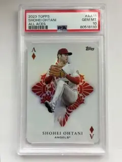 極美品 PSA10 大谷翔平 トランプ型インサート All Aces Topps - メルカリ