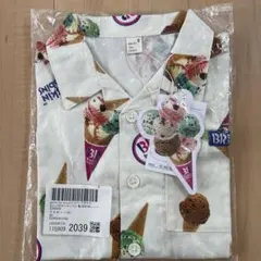 Baskin Robbins アイスクリーム柄 半袖シャツ 90