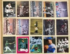 【カルビー プロ野球カード 野村克也 1970年代 まとめ売り 15枚】
