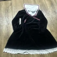 新品 タグ付 マジョリカ セーラー 長袖 ワンピース 110cm