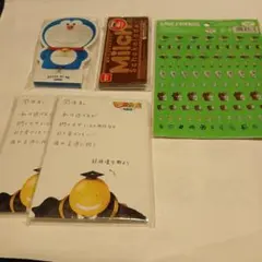ドラえもん&暗殺教室他キャラクター文具セット