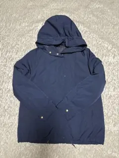 ネイビー カジュアルジャケット フード付き
