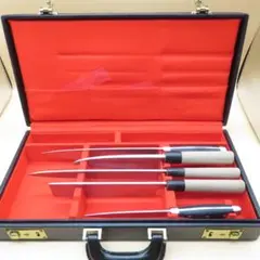 武蔵野　木屋　GOLDHAMSTER　包丁セット　５本　詳細画像確認お願いします 2025年最新】武蔵野 木屋の人気アイテム - メルカリ