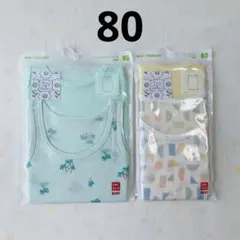 UNIQLO コットンメッシュタンクトップ　80㌢4枚セット　ノースリーブ　肌着