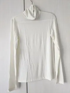 【美品！】UNIQLO ヒートテックウルトラライトタートルネック 白 S