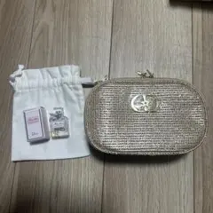 Dior ゴールドポーチ ミニ香水付き