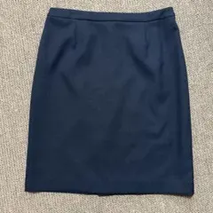 INDIVI ダークブルー タイトスカート　15号