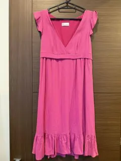 RED VALENTINO ノースリーブ ミニワンピース ライムグリーン 38 - メルカリ