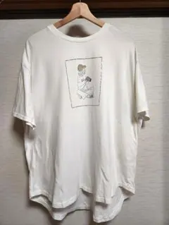 [古着]オーバーサイズ 半袖Tシャツ カメライラストのサムネイル