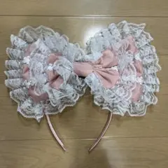 SHEIN ヘッドドレス ピンクのサムネイル