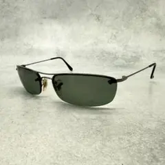 Ray-Ban 레이반 선글라스 스퀘어 편광 렌즈 하프 림 금속