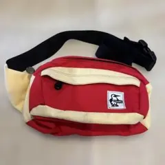 CHUMS ウエストバッグ レッド×ベージュのサムネイル
