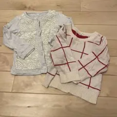 【訳あり】女の子　トップス　長袖　2点セット　まとめ売り