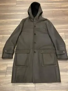 SOVEREIGN ダッフルコート ウールヘリンボーン ソブリン 黒 英国製 SOVEREIGN（ソブリン）ダッフルコート/46/ブラック/英国製 UNITED