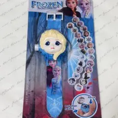 アナ雪 エルサ プロジェクター腕時計 新品 アナと雪の女王 女の子 オモチャ