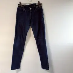 ヘザー スキニーパンツ M レディース ボトムス インディゴ