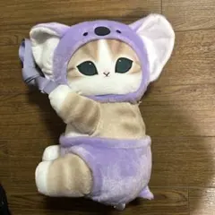 mofusand モフサンド　にゃんぱんつ！ ショルダーバッグ ぬいぐるみ　紫
