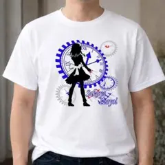 東方Project 咲夜 デザインT シルエットTシャツ 紅魔館 　男女兼用
