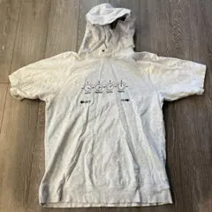 BOYCOTT デジタルディレイ フード付き半袖パーカー