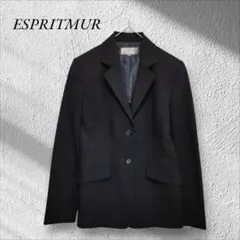 エスプリミュール テーラードジャケット【11】ブラック オフィス フォーマル