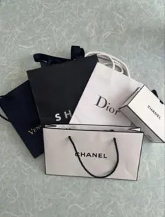 CHANEL & Dior ショップ袋 5点セット