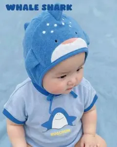 70cm バースデイ HUGCHUM ジンベイザメ ロンパース