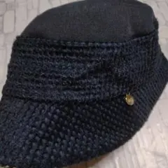 DAKS 黒のバケットハット Sサイズ