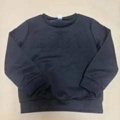 キッズ服 男の子 黒の長袖トレーナー SHEIN 6Yのサムネイル