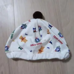 TRAD BABY クマ柄 ベビー帽子 42-48cm