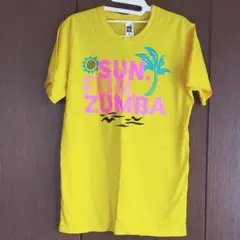 ZUMBA　ズンバウェア　トップス　カットソー　Tシャツ　半袖　イエローのサムネイル