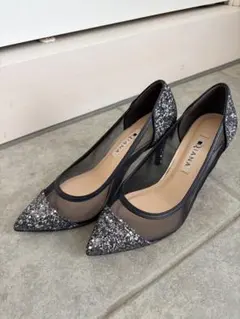 DIANA グリッター ハイヒール 23.5cm