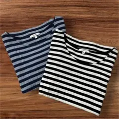 GLOBAL WORK ボーダーTシャツ 2枚セット Mサイズ