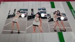 レースクイーン 写真 はがきサイズ 3枚 アイドル タレント - メルカリ